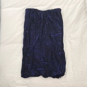 Never worn BCBG purple/black stretchy mini dress